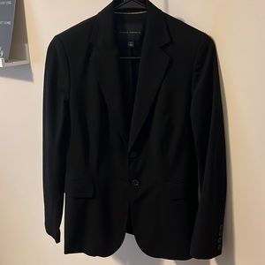 Banana republic suit jacket (black, size: 2)